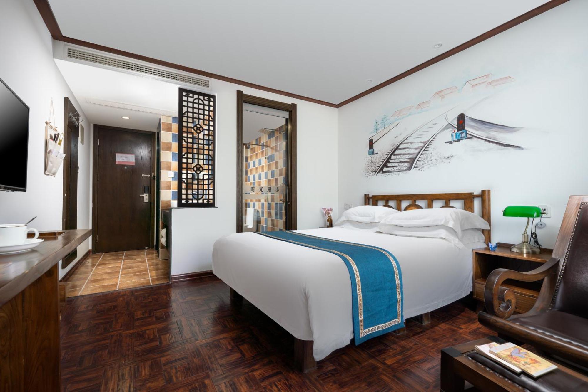 Nostalgia Hotel Near Tianjin Polar Ocean Word- Tianjin Fonte Joy World, 10 Minutes Drive Away From Tianjin Tanggu High-Speed Railway Station, Free Ice-Cream, Mineral Water, Snacks And Laundry Service, English Communication Well Luaran gambar