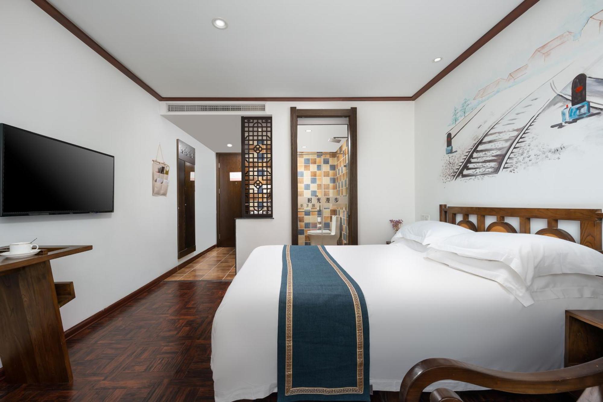 Nostalgia Hotel Near Tianjin Polar Ocean Word- Tianjin Fonte Joy World, 10 Minutes Drive Away From Tianjin Tanggu High-Speed Railway Station, Free Ice-Cream, Mineral Water, Snacks And Laundry Service, English Communication Well Luaran gambar